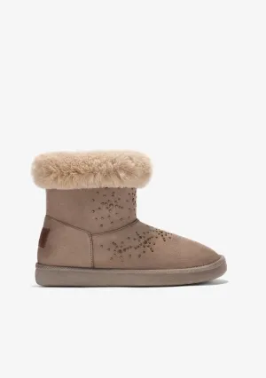 Taupe Snow B&W Australian Boots