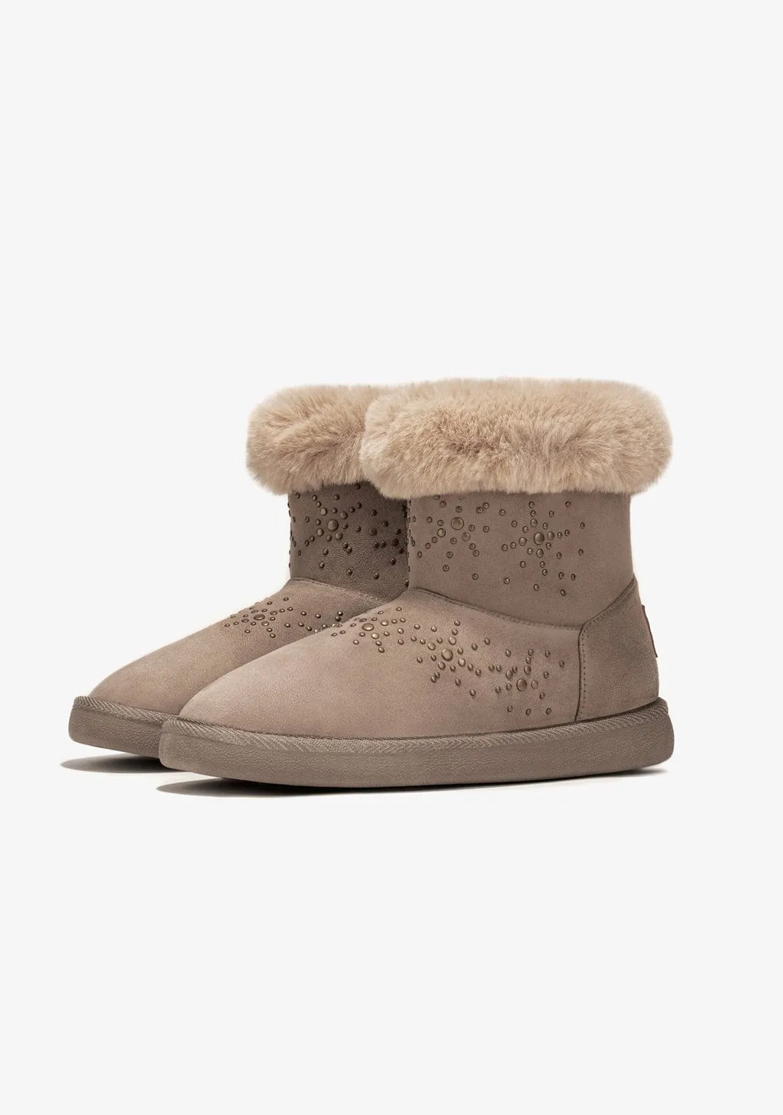 Taupe Snow B&W Australian Boots