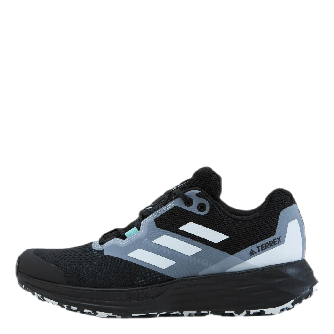 Terrex Two Flow Trail Running Shoes Core Black / Crystal White / Clear Mint