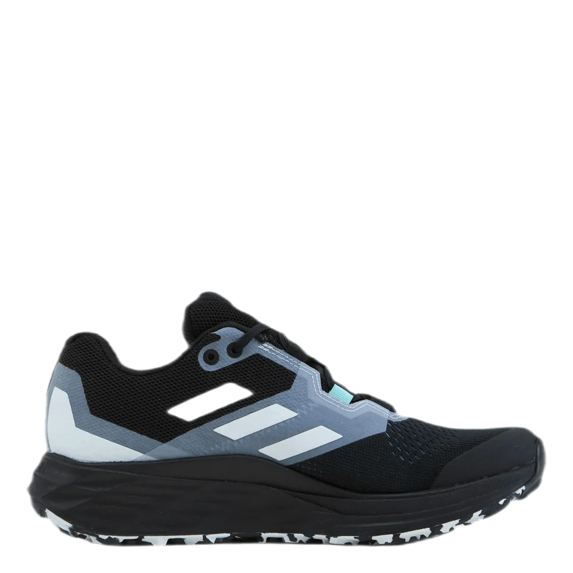 Terrex Two Flow Trail Running Shoes Core Black / Crystal White / Clear Mint