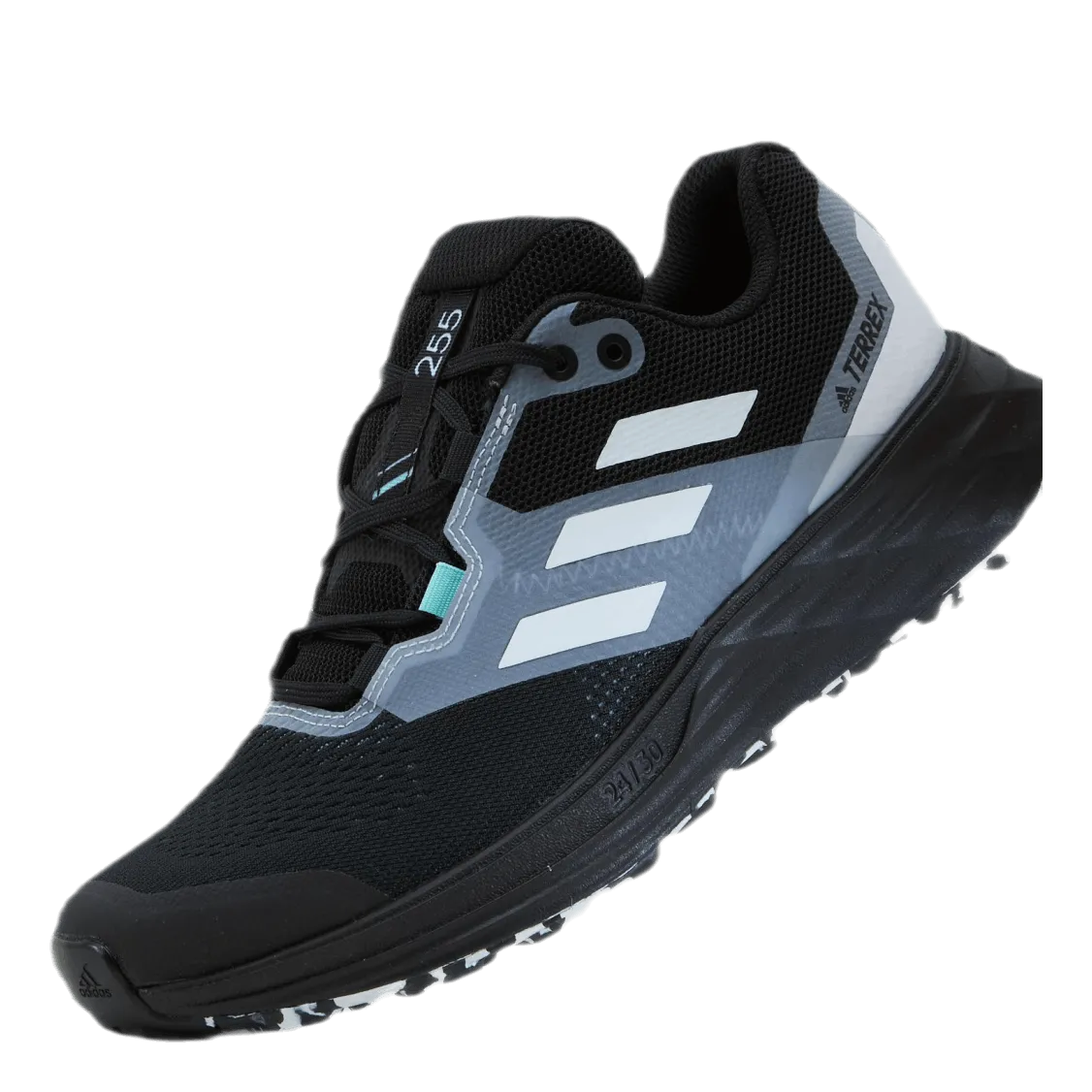 Terrex Two Flow Trail Running Shoes Core Black / Crystal White / Clear Mint