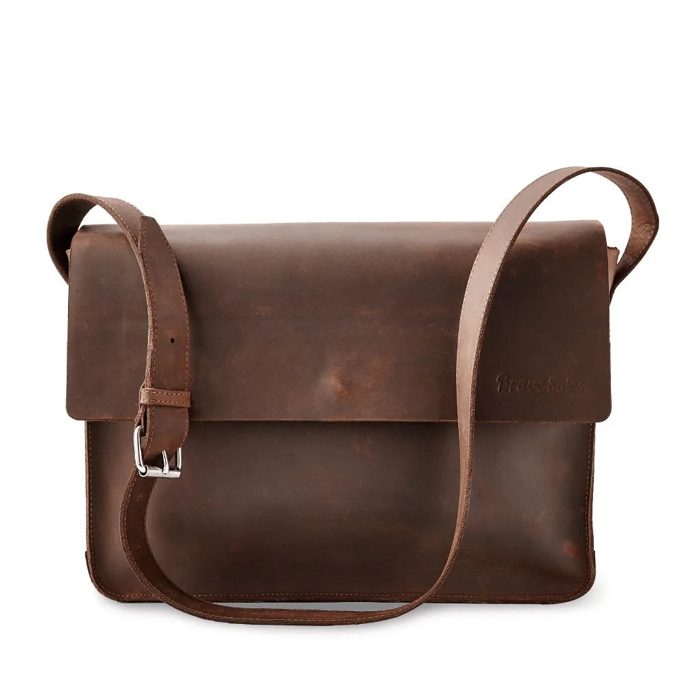 The Gabriel Leather Messenger Bag