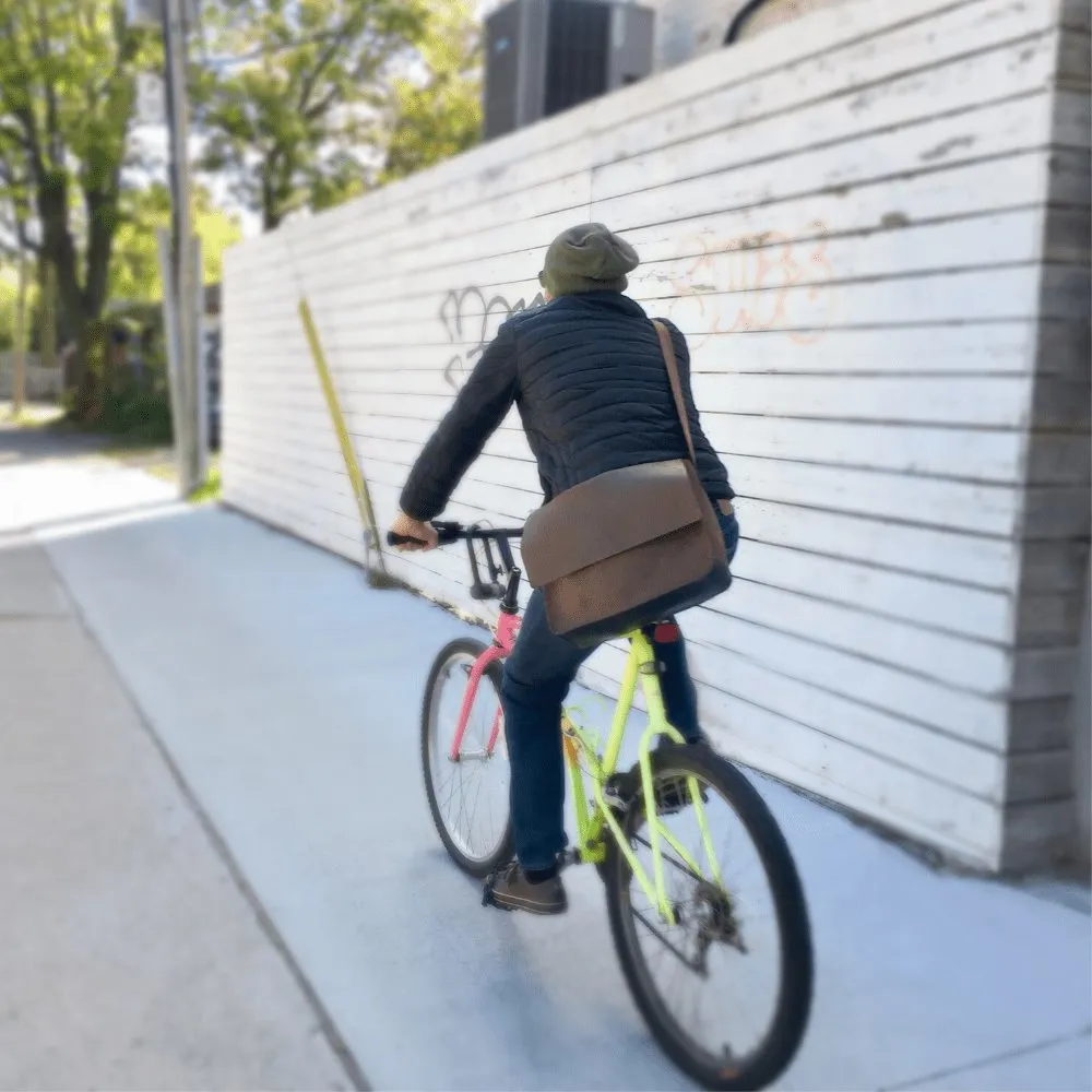The Gabriel Leather Messenger Bag