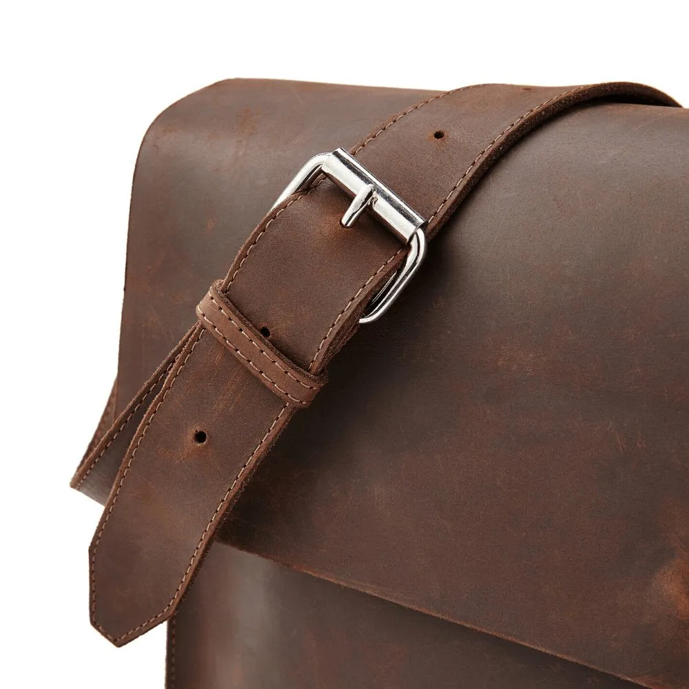 The Gabriel Leather Messenger Bag