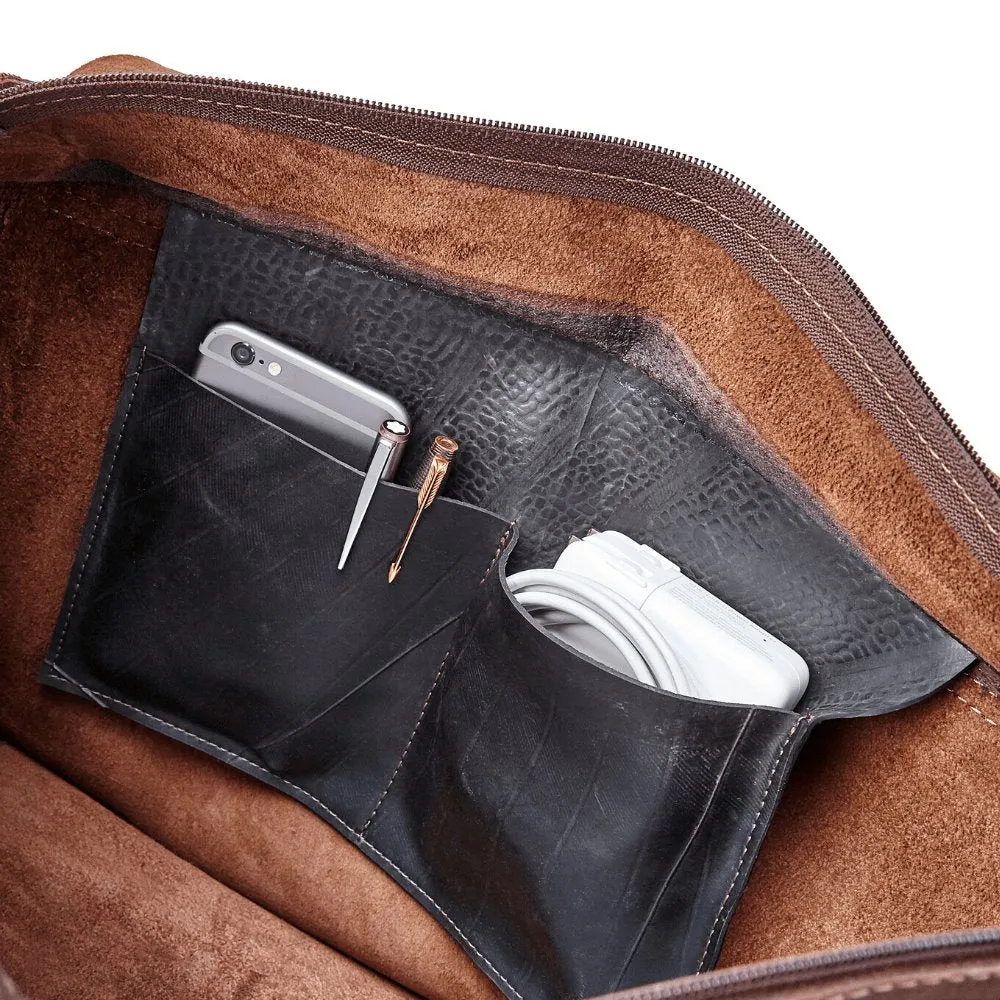 The Gabriel Leather Messenger Bag