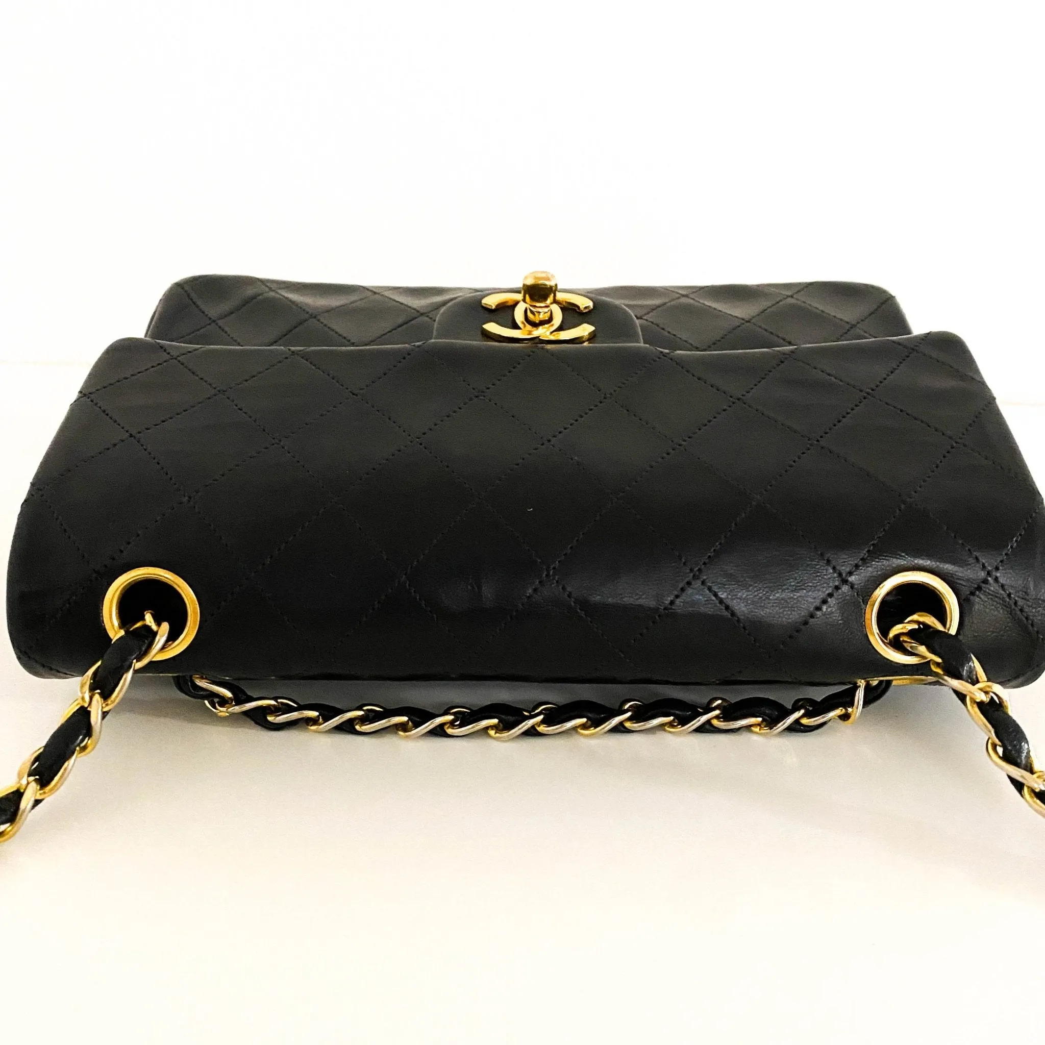 Timeless Classic Small Double Flap Bag Quilted Lambskin