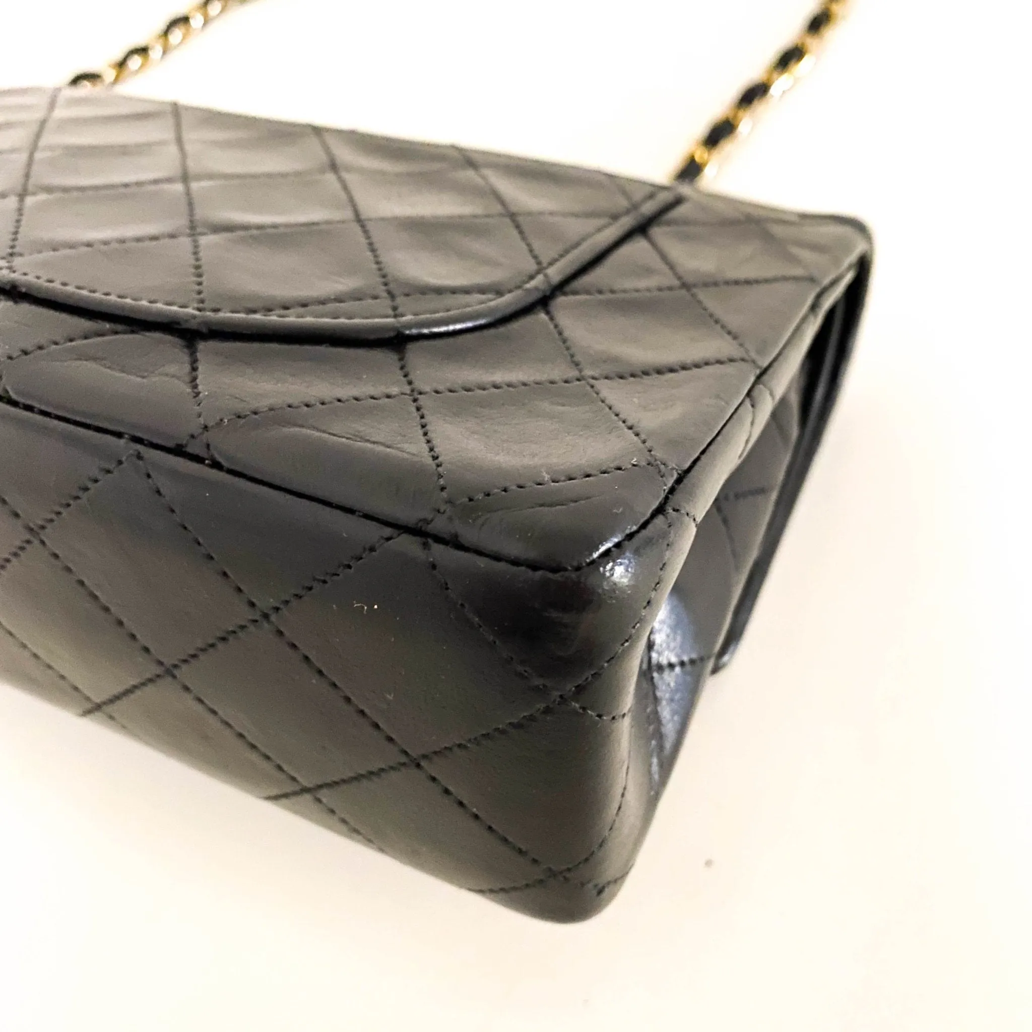 Timeless Classic Small Double Flap Bag Quilted Lambskin