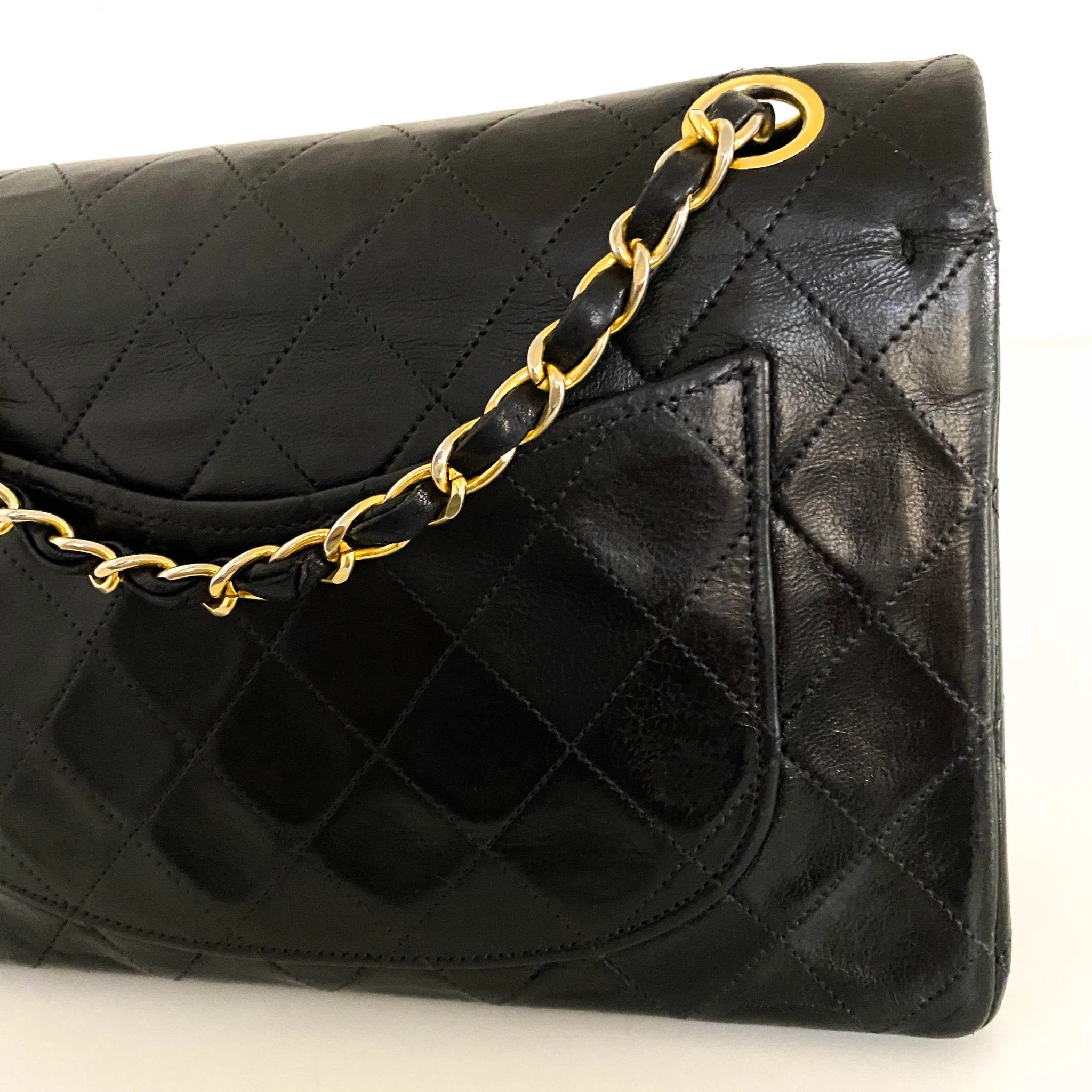 Timeless Classic Small Double Flap Bag Quilted Lambskin