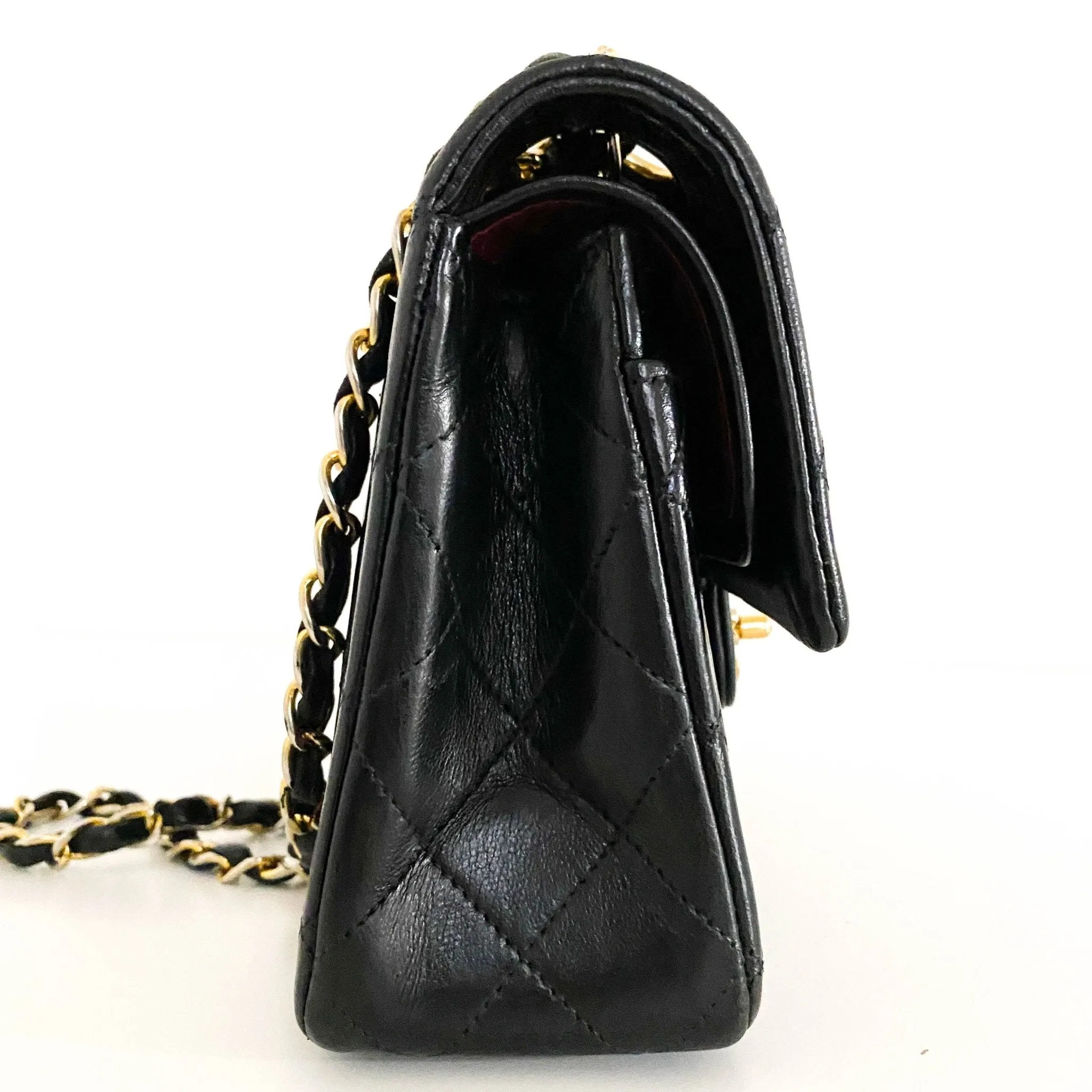 Timeless Classic Small Double Flap Bag Quilted Lambskin