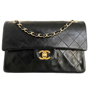 Timeless Classic Small Double Flap Bag Quilted Lambskin