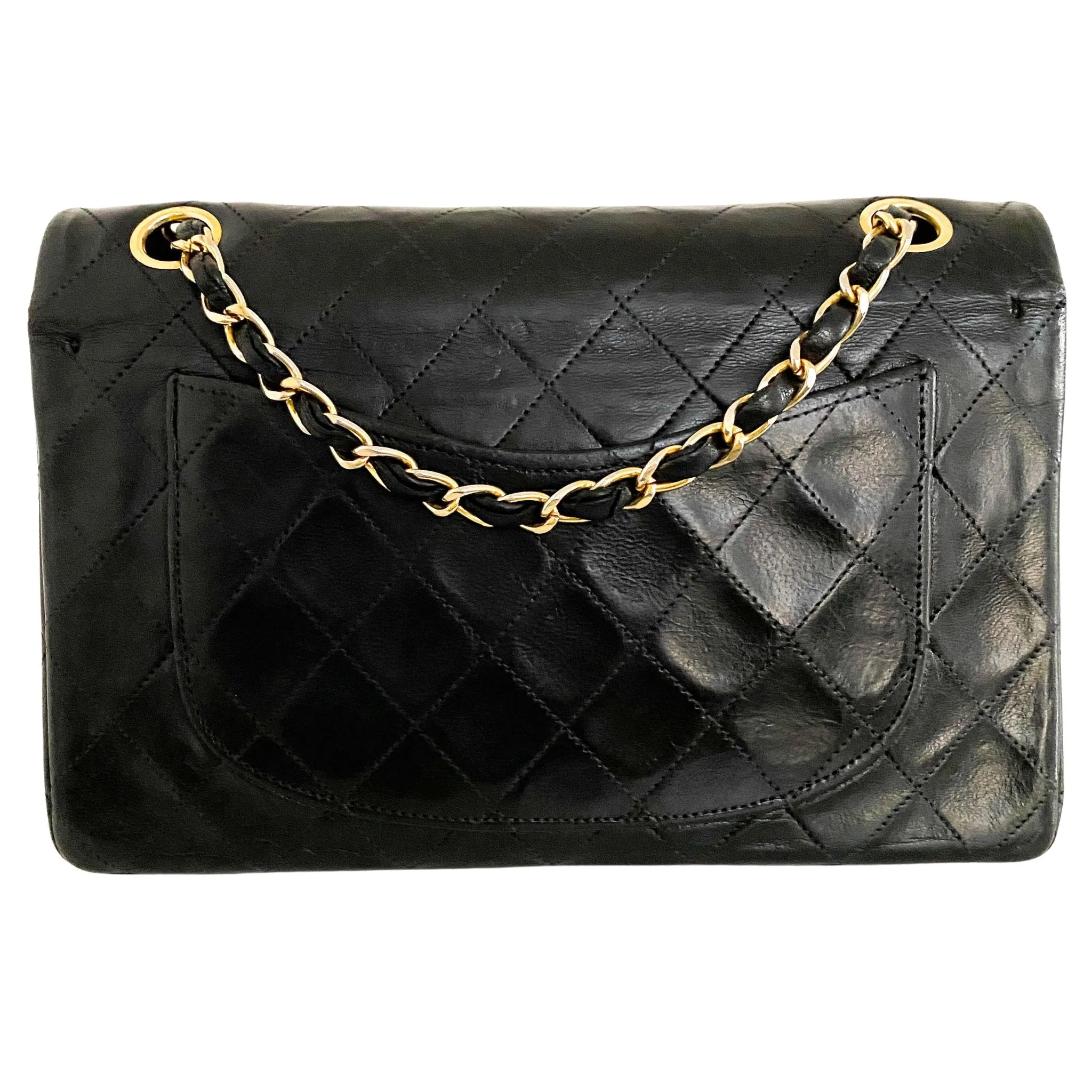 Timeless Classic Small Double Flap Bag Quilted Lambskin