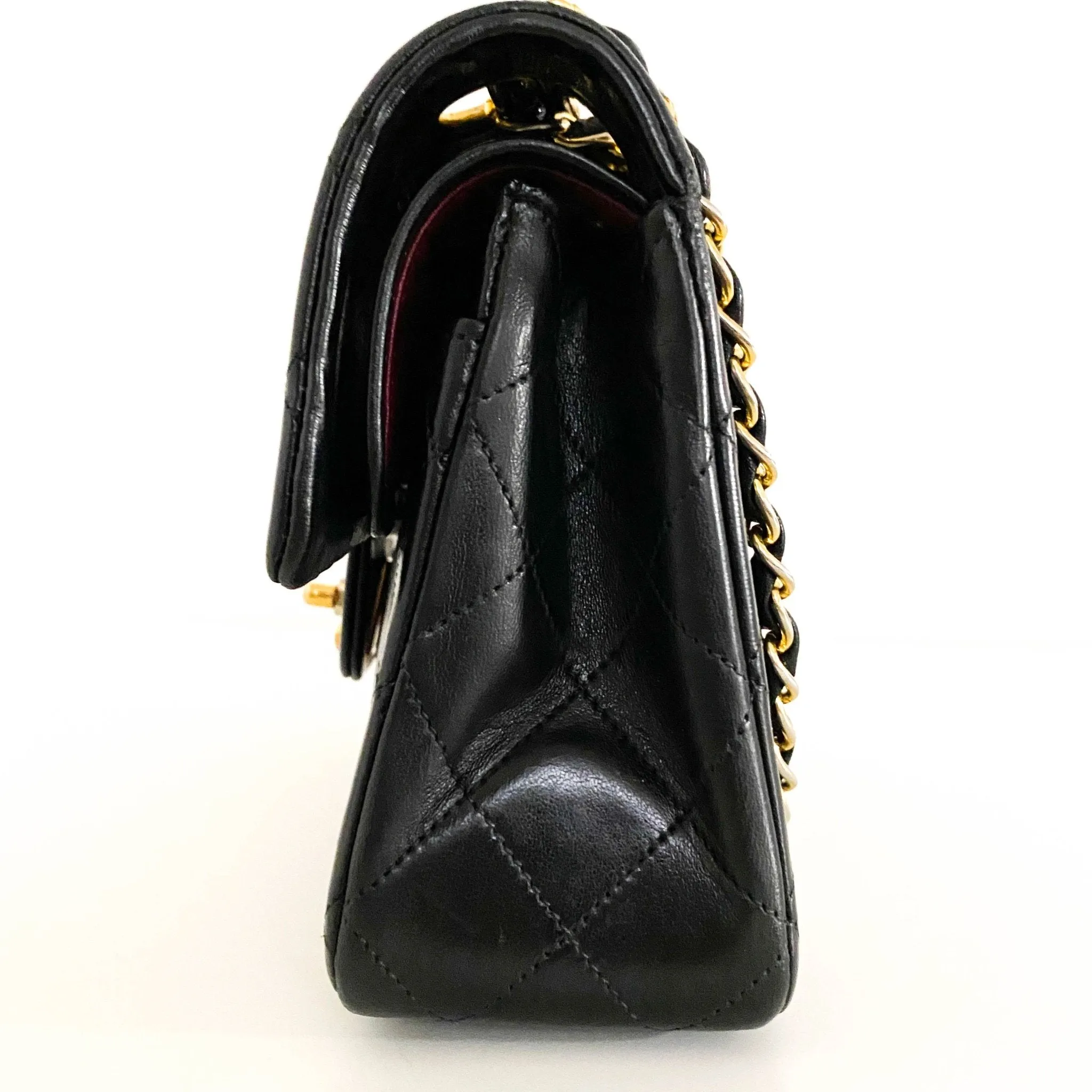 Timeless Classic Small Double Flap Bag Quilted Lambskin