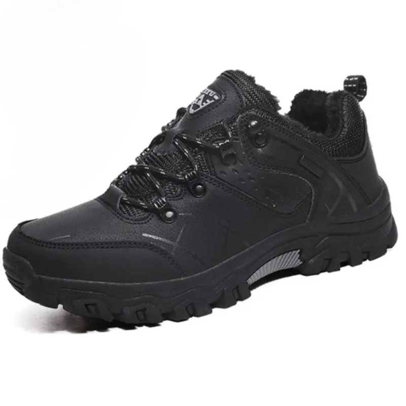Winter Waterproof Snow Boots With Fur