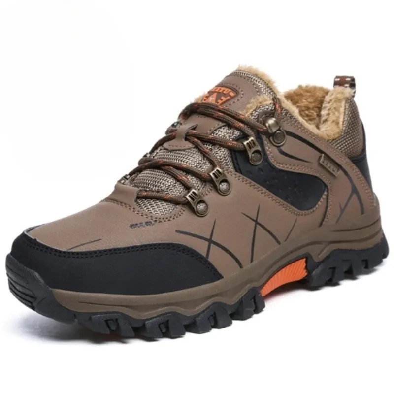 Winter Waterproof Snow Boots With Fur