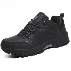 Winter Waterproof Snow Boots With Fur