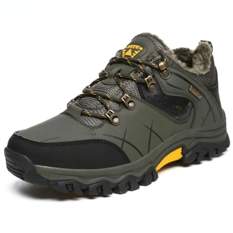 Winter Waterproof Snow Boots With Fur