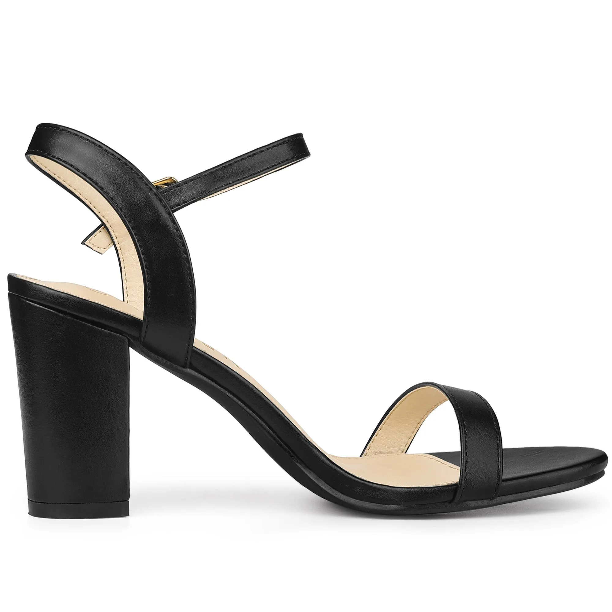 Women's Chunky High Heels Ankle Strap Heeled Sandals