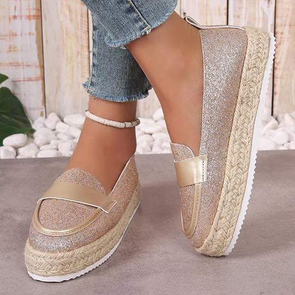Women's Sequin Casual Slip-On Shoes 31166864C