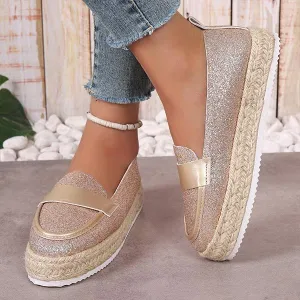 Women's Sequin Casual Slip-On Shoes 31166864C