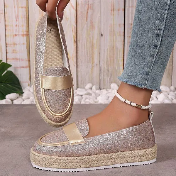 Women's Sequin Casual Slip-On Shoes 31166864C
