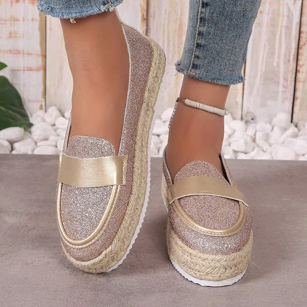 Women's Sequin Casual Slip-On Shoes 31166864C