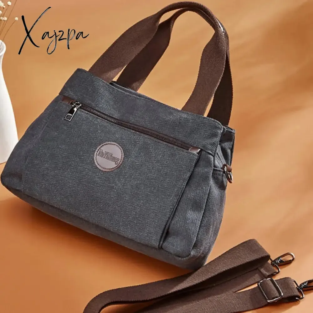 Xajzpa - Women's Canvas Bag Handbags Shoulder Bags Messenger Bags Crossbody Bags Tote Large Capacity Work Bags bags for women